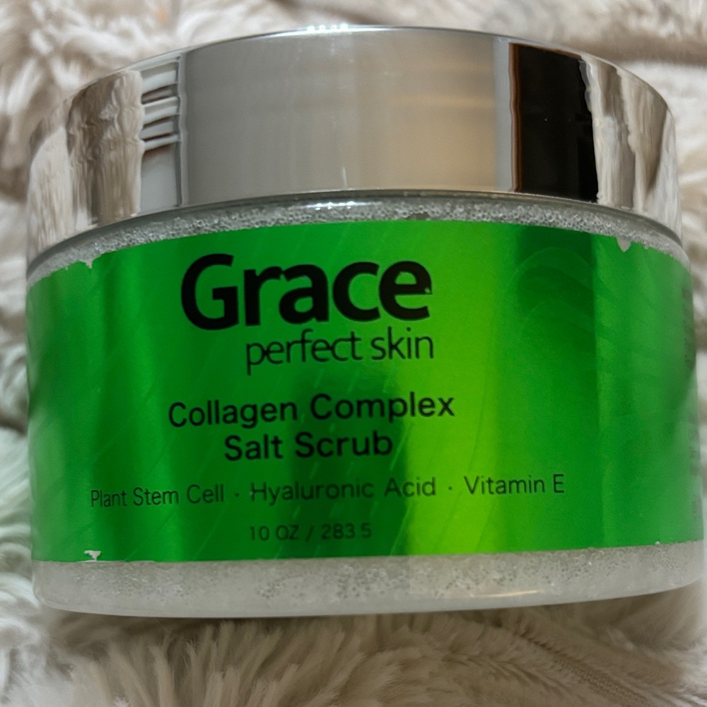 Grace Collagen Complex Salt Scrub - Vibrant Green